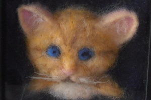 Foto p kattunge i ull
